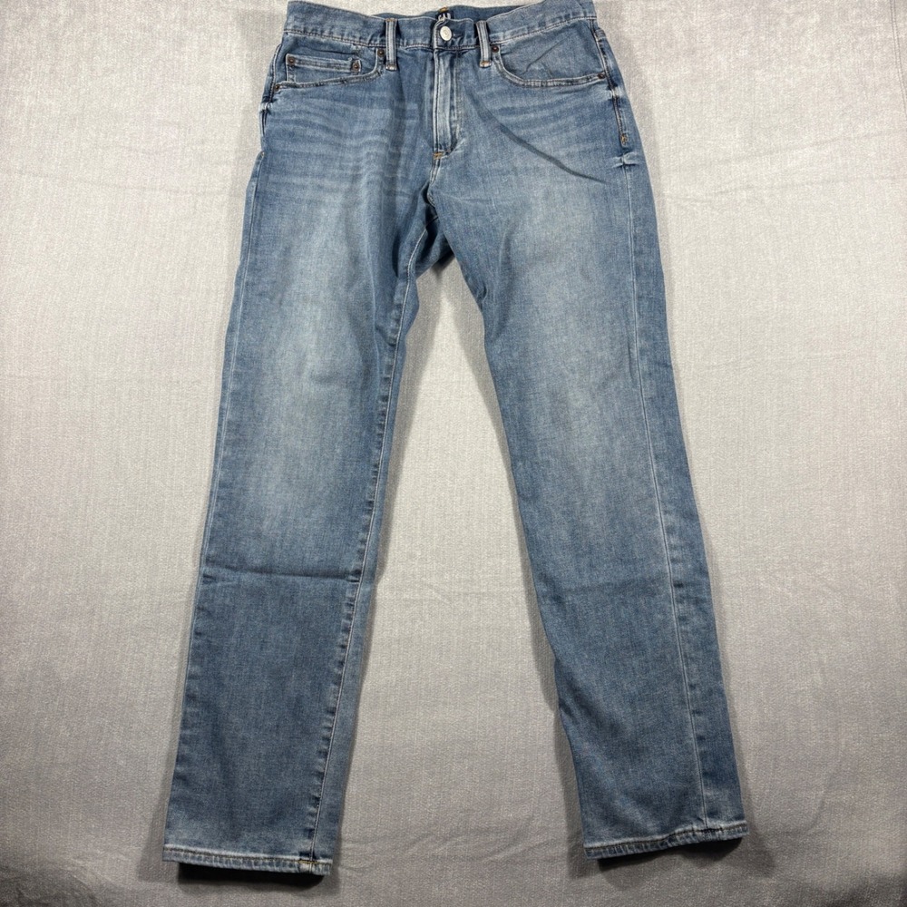 Gap Denim Mens Slim Fit Jeans 31x32 Medium Wash Blue Gap For Good Denim